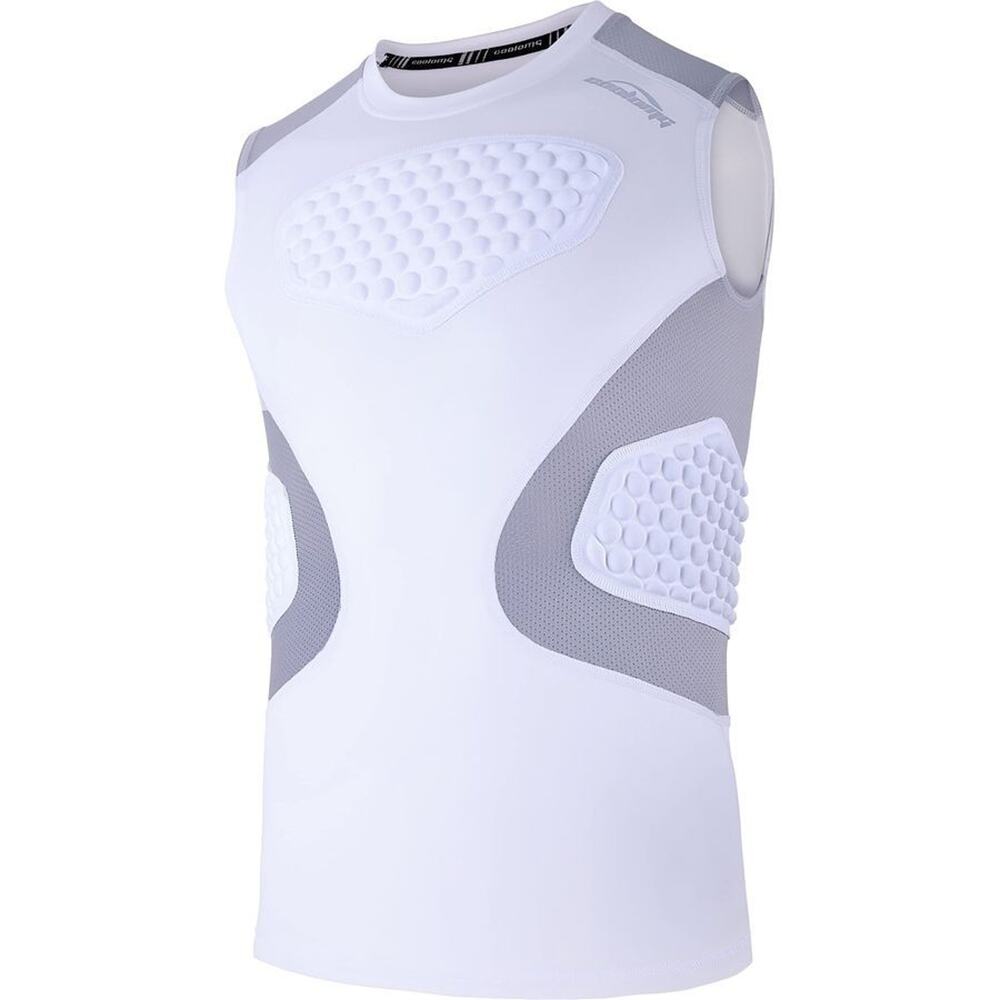COOLOMG Youth XSmall Sport Padded Shirt Chest Protector Rib Heart Guard Stern